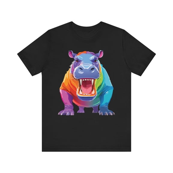 Unisex Animal Shirt, Tee Shirt with Animals, Art Design Tee Shirt, Wild Animals Shirt