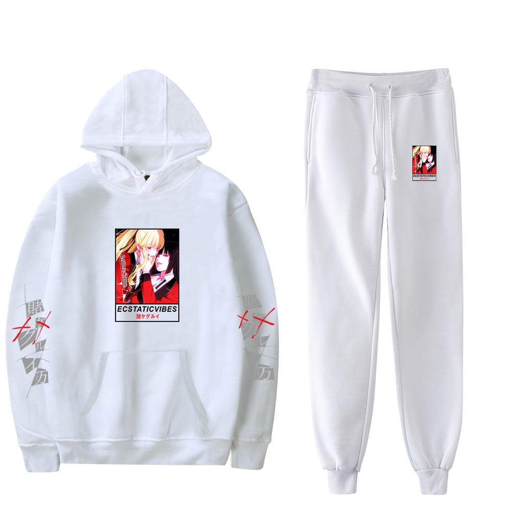 Unisex Anime KAKEGURUI Hoodies and Trousers for Jabami Yumeko Fans