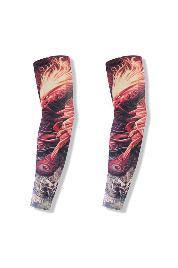 Unisex Arm Sleeve Pattern Arm Stockings For Festivals And Athletic Activities Cool Pattern Sleeves For Halloween