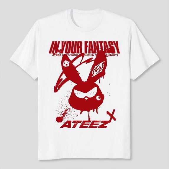 Unisex Ateez 2025 World Tour Shirt, Ateez in USA Graphic T-Shirt, Sizes S-5XL, Tbun