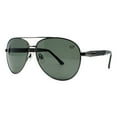 thumbnail image 1 of Unisex Aviator Sunglasses Double Bridge Designer Style Shades UV400 Gunmetal, 1 of 4