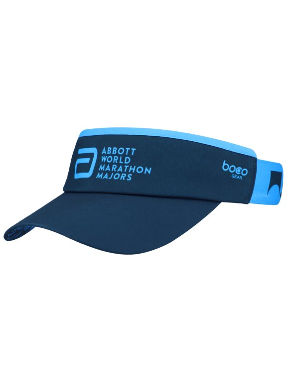 Unisex-BOCO Gear Blue World Marathon Majors 360 Visor Adjustable Hat