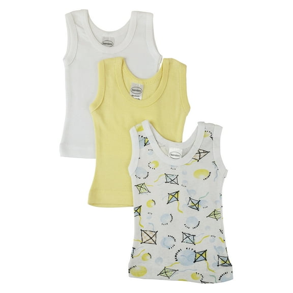Unisex Baby 3 Pc Tank Tops