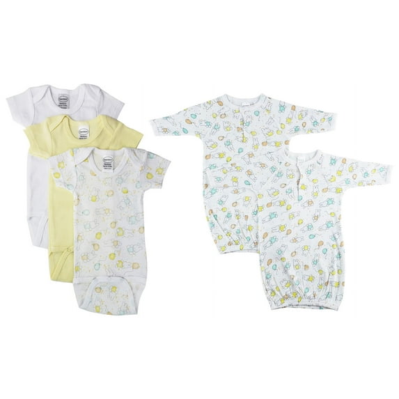 Unisex Baby 5 Pc Layette Sets