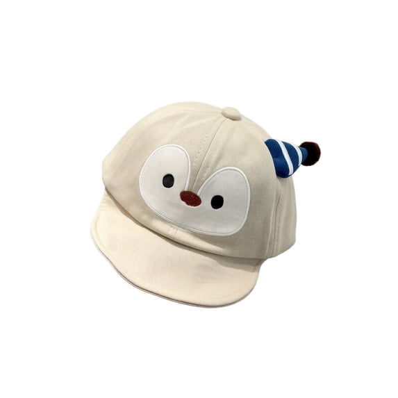 Unisex Baby Baseball Cap Penguin Cartoon Windproof Sun Protection Outdoor Play Newborn Infant Toddler Hat