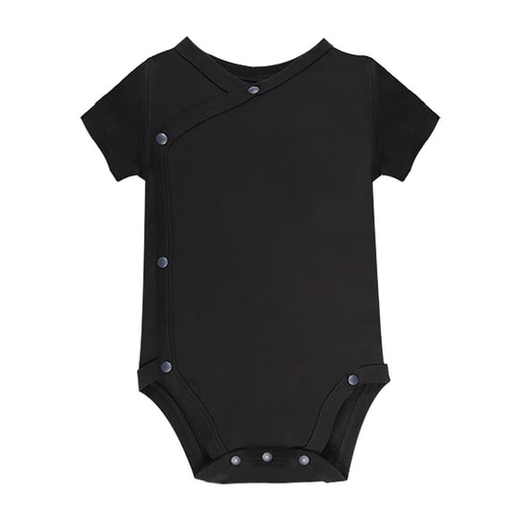 Unisex Baby Bodysuit - Cotton Short Sleeve Romper with Snap Buttons | Soft Seamless Onesie for Boys & Girls | Breathable Babys Outfit,Size:6-9 Months
