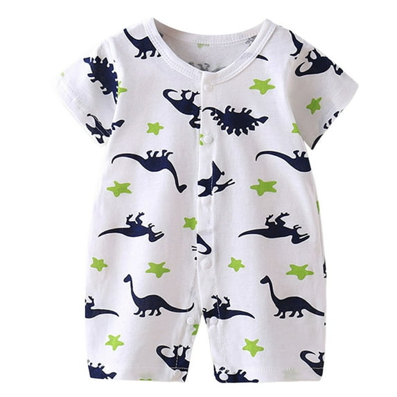 Unisex Baby Bodysuit Long Sleeve Newborn Infant Outfit for 12-18 Months Infant Baby Suit Newborn Crawling Suit Short Sleeved Thin Coat Infant