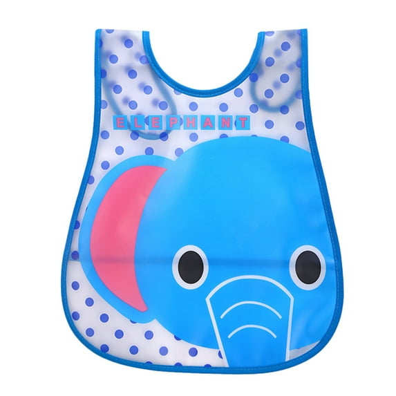 Unisex Baby Boys Girls Kids Cartoon Sleeveless Waterproof Feeding Apron Bib Smock