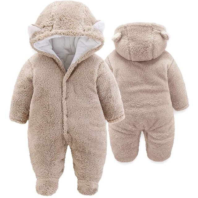 Unisex Baby Clothes Winter Coats Cute Newborn Infant Jumpsuit Snowsuit