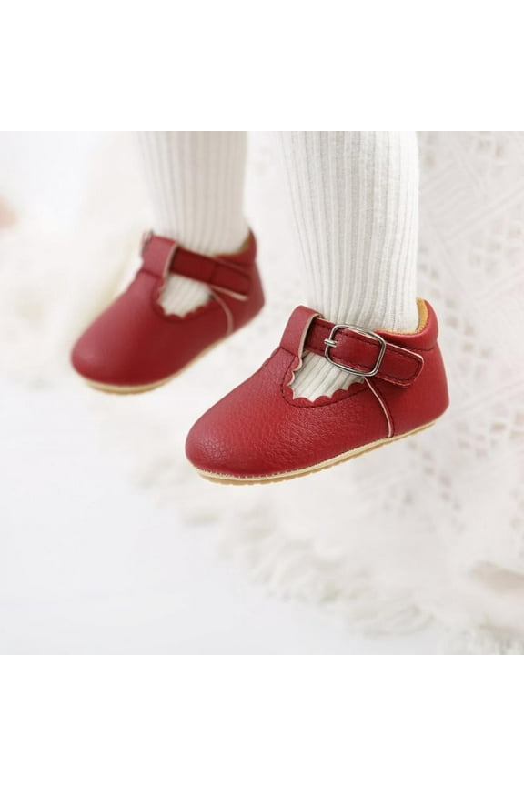 Unisex Baby Crib Shoes Lovely Baby Boy Leopard PU Leather Non-slip Soft Sole Toddler First Walking Shoes 0-18 Month