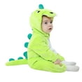 thumbnail image 1 of Unisex Baby Dinosaur Hooded Animal Rompers One Piece Snowsuit,66(3-6 Months),GN2, 1 of 4