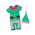 thumbnail image 1 of Unisex Baby Holiday Elf Short-Sleeved Costume Romper (12-18 Months), 1 of 2