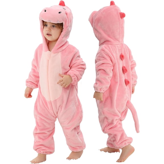 Unisex Baby Hooded Romper Infant Toddler Animal Halloween Party Outfit Jumpsuit 0-4 Years