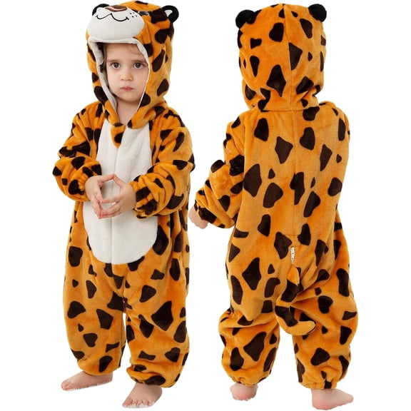 Unisex Baby Hooded Romper Infant Toddler Animal Halloween Party Outfit Jumpsuit 0-4 Years