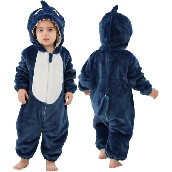 Unisex Baby Hooded Romper Infant Toddler Animal Halloween Party Outfit Jumpsuit 0-4 Years