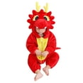 thumbnail image 1 of Unisex Baby Infant Dinosaur Hooded Animal Rompers One Piece Snowsuit, 1 of 6