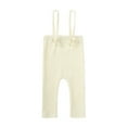thumbnail image 1 of Unisex-Baby Knit Suspender Pants,Toddler Girls Boys Ribbed Leggings High Waist Leggings Solid Color Tights, 1 of 9