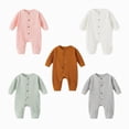 thumbnail image 1 of Unisex Baby Long-sleeve Onesies Bodysuit 6-12 Months 12-24 Months 2t 3t 4t 5t 6t 7t 8t 9t Children(Pink,3-6 Months), 1 of 4