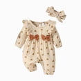 thumbnail image 1 of Unisex Baby Onsies Solid Baby Bodysuit Romper Newborn Infant Baby Boys Girls Ribbed Solid Pocket Bodysuit Suspender Romper,newborn suspender romper 0-1 Months, 1 of 4