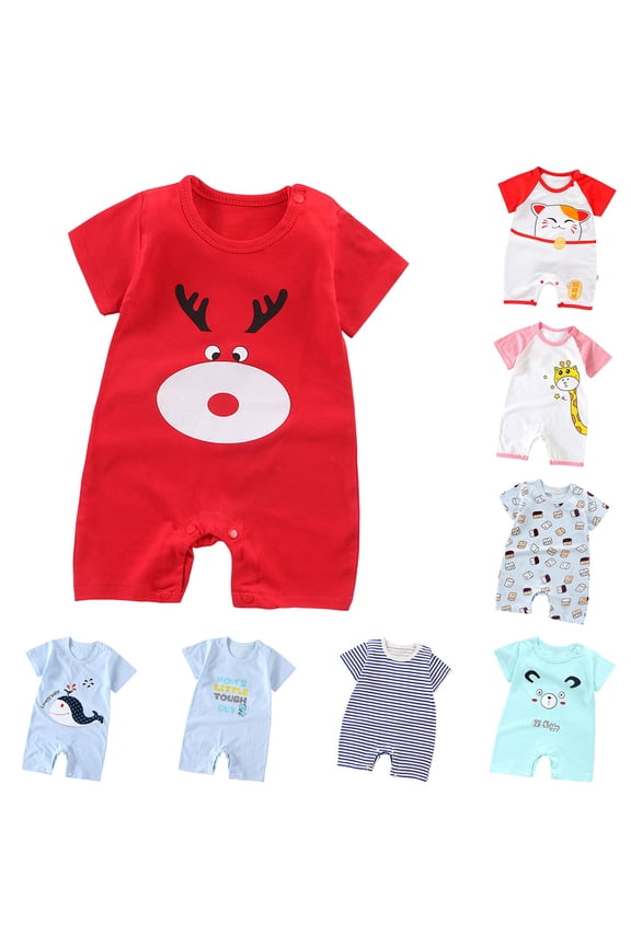 Unisex Baby Onsies Solid Baby Bodysuit Romper for 12-18 Months Infant Baby Suits Cotton Infant And Toddler Crawling Clothes Newborn Baby