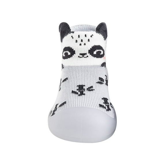 Unisex Baby Shoes First Shoes Kids Toddler Baby Boys Girls Solid Warm Knit Soft Sole Rubber Shoes Socks Slipper Stocking