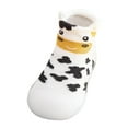 thumbnail image 1 of Unisex Baby Shoes First Shoes Kids Toddler Baby Boys Girls Solid Warm Knit Soft Sole Rubber Shoes Socks Slipper Stocking, 1 of 9