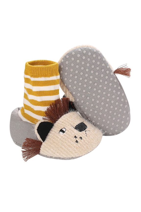 Unisex Baby Slipper Socks Kids Floor Slipper Baby Winter Newborn Cute Shoes Warm Comfortable Snowfield Booties Prewalker Toddler Boys Girls Fuzzy Socks for Girls Slipper Socks