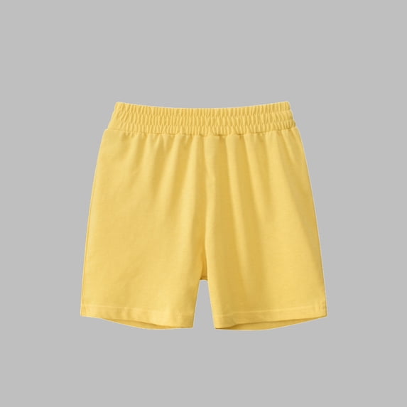 1-9 Years Boy Girls Shorts Summer Toddler Boys Shorts Solid Color Shorts Casual Outwear Fashion for Children Clothing