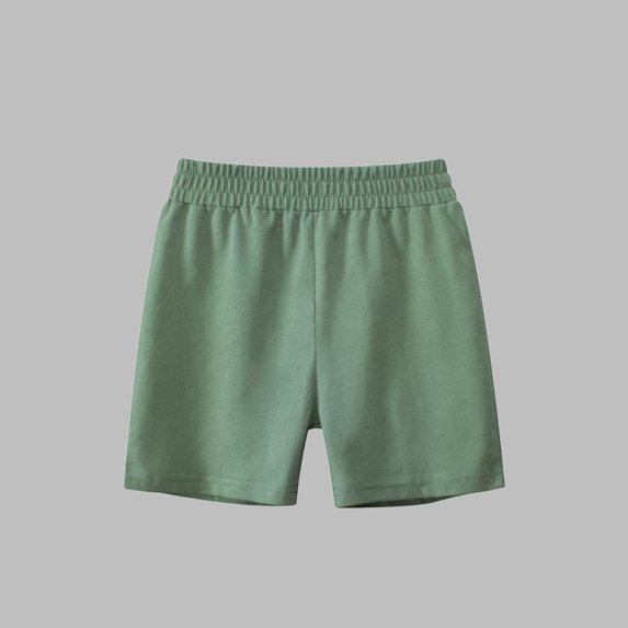 1-9 Years Boy Girls Shorts Summer Toddler Boys Shorts Solid Color Shorts Casual Outwear Fashion for Children Clothing
