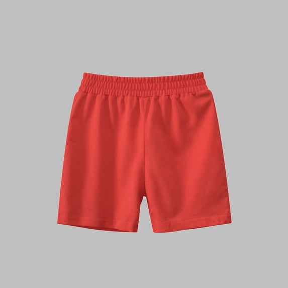 Unisex Baby Toddler Cotton Shorts Baby Pull-on Shorts Elastic Waist Soft Summer Clothes for Daily Wear 1-9 Years