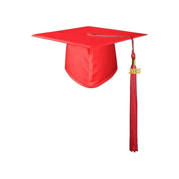 Unisex Graduation Hat with 2025 Tassel - Polyester Grad Cap for Adult Graduation Ceremonies, School Events, and Photo Props