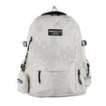 thumbnail image 1 of Forest Myth Unisex Backpack, Water Resistant Ergonomic College School Bag with Back Support, Lightweight Travel Backpack - Creamy White, 1 of 8