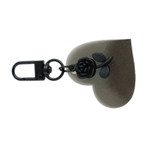 Unisex Bag Pendant Rose Keychain Fashion Statement Key Charm Stylish Key Pendant Unique Key Ornament for Key Bag