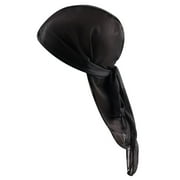 للجنسين Bandana Durag Soft Silk Pirate Wrap Cap Hat Headwear R9U6