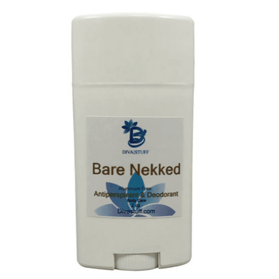 Unisex Bare Nekked Unscented, Aluminum Free Antiperspirant & Deodorant by Diva Stuff