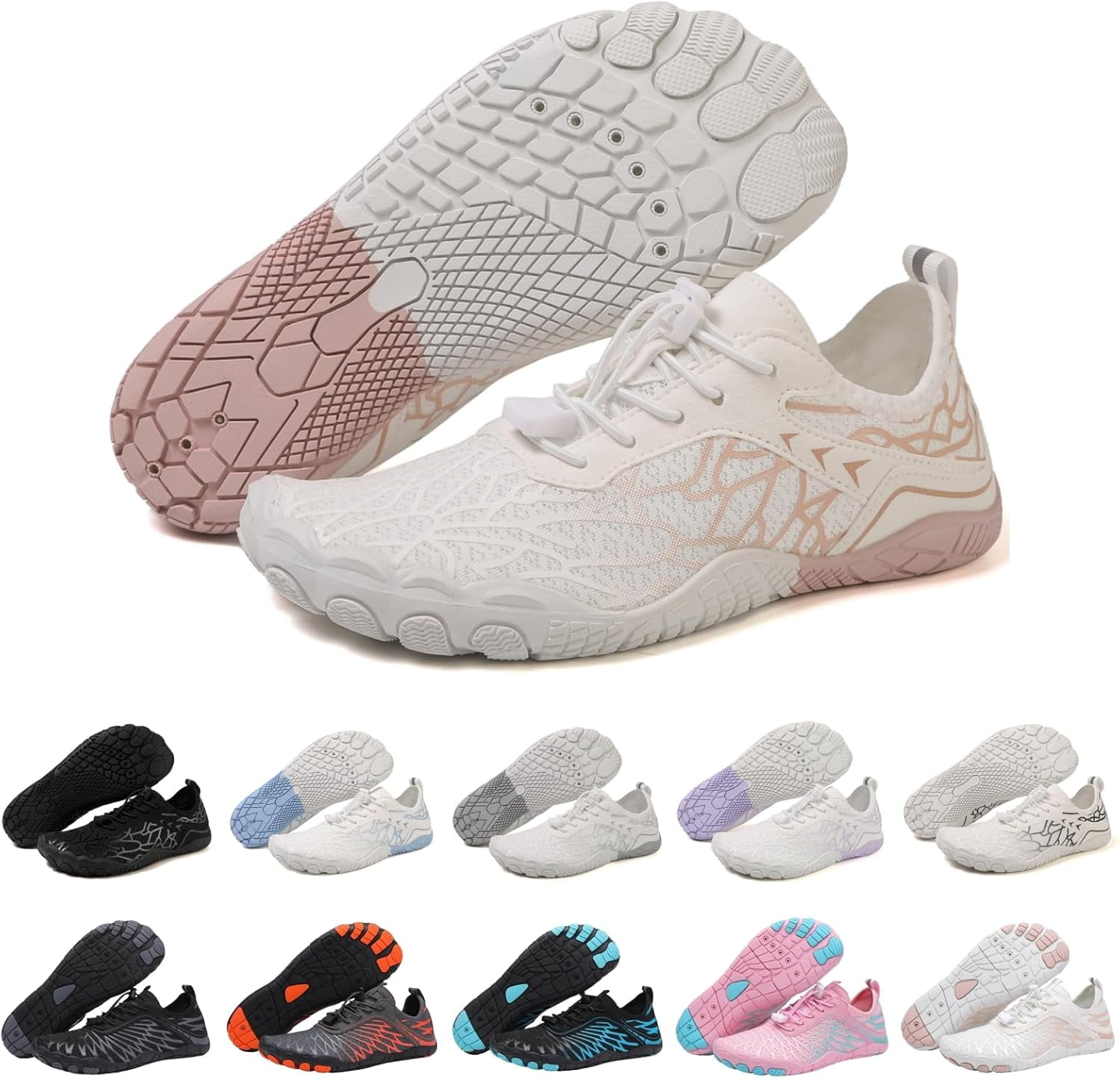 Unisex Barefoot Hiking Shoes for Men & Women – Pro Shoes with Wide Toe Box, Non-Slip, Healthy Athletic Outdoor Footwear