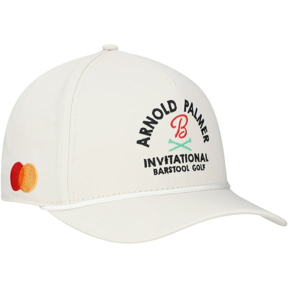 Unisex-Barstool Golf  Cream Arnold Palmer Invitational Adjustable Rope Hat