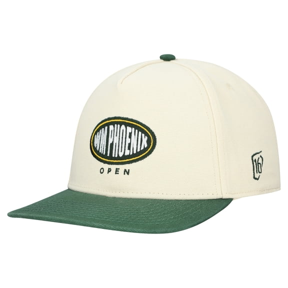Unisex Barstool Golf White WM Phoenix Open Phoenix Oval Snapback Hat