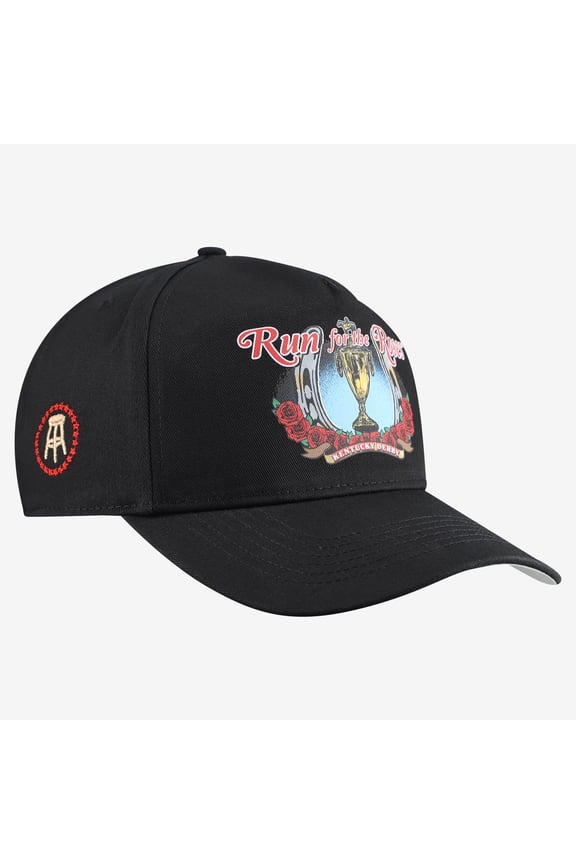 Unisex Barstool Golf x '47 Black Kentucky Derby Run For The Roses Trophy Hitch Adjustable Hat