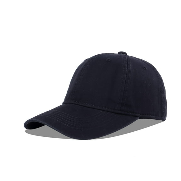 Unisex Baseball Cap 100% Cotton Fits Men Women Washed Denim Adjustable Dad Hat(Denim Blue)