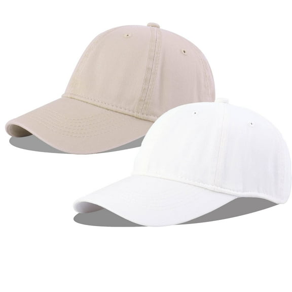 Unisex Baseball Cap 100% Cotton Fits Men Women Washed Denim Adjustable Dad Hat(Denim Blue)