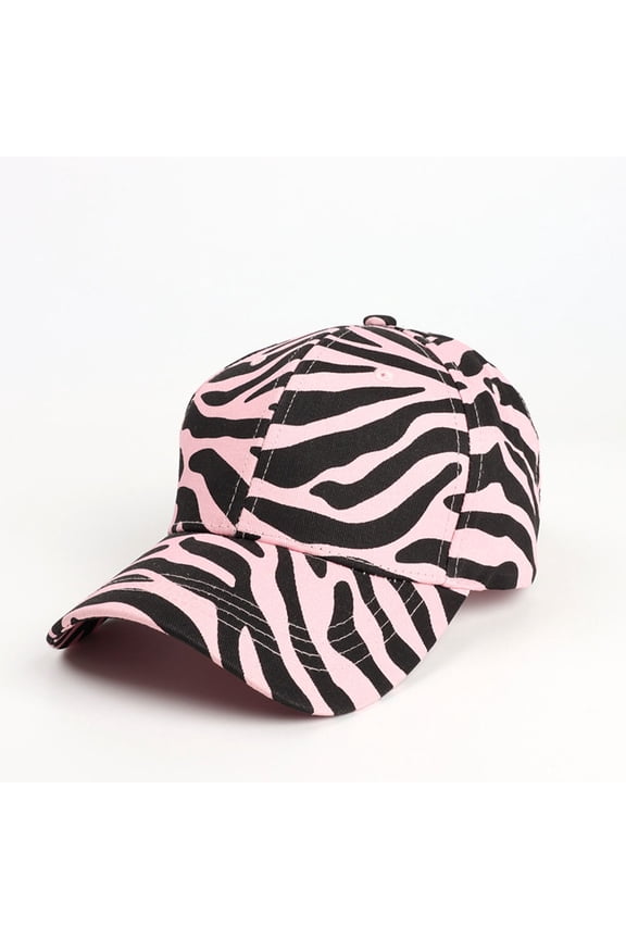 Unisex Baseball Cap Cow Leopard Zebra Printing Adjustable Hat Sun Shade Caps