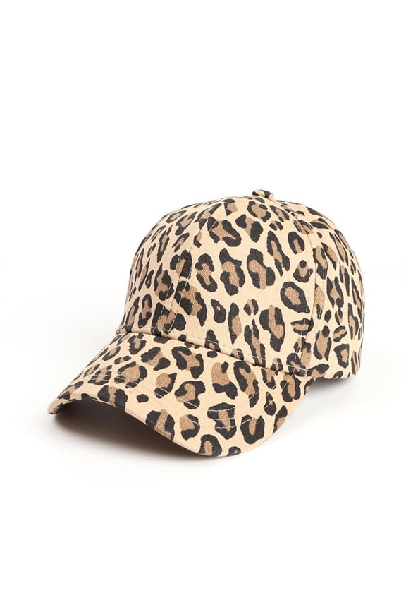 Unisex Baseball Cap Cow Leopard Zebra Printing Adjustable Hat Sun Shade Caps
