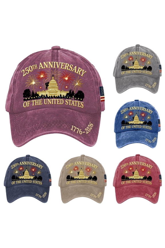 Unisex Baseball Cap with Independence Day Print Soft Peak Sun Hat Outdoor Bow Life Hat