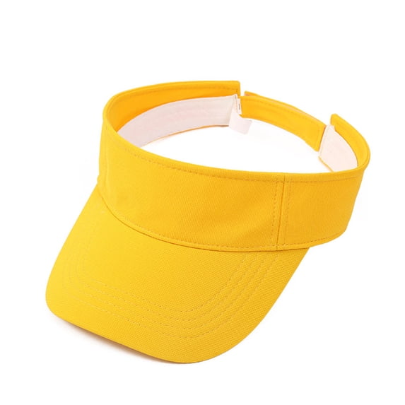 Unisex Baseball Caps Outdoor Sports Breathable Comfortable Sunshade Empty Top Sun Hat Casual, Yellow