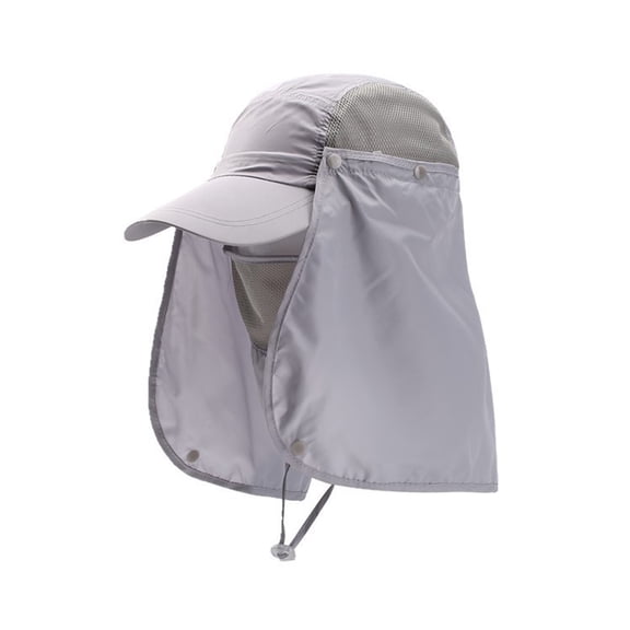 Unisex Baseball Hat&Foldable Waterproof Sun Cap, Quick-Drying Fishing Hats, UPF 50  Protection Caps with Face Mask Neck Flap