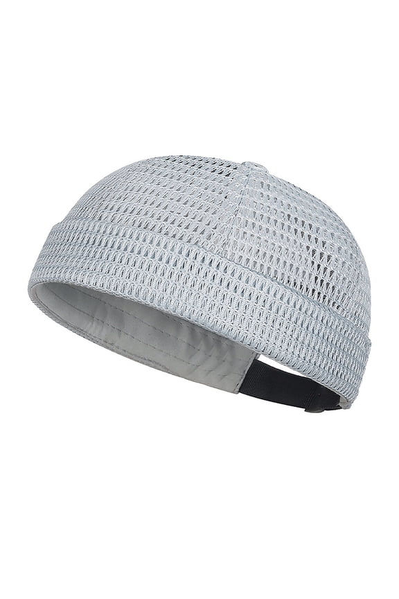 Unisex Baseball Hats Summer Mesh Brimless Docker Beanie Caps Fashion Outdoor -Hop Sailor Stylish Skull Caps