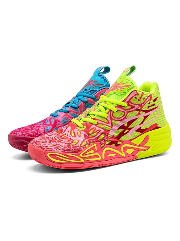Unisex Basketball Shoes with Breathable Mesh Cushioning Rebound anti Slip and Wear-resistant Sports Training Shoes