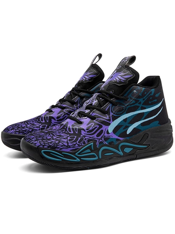 Unisex Basketball Shoes with Breathable Mesh Cushioning Rebound anti Slip and Wear-resistant Sports Training Shoes