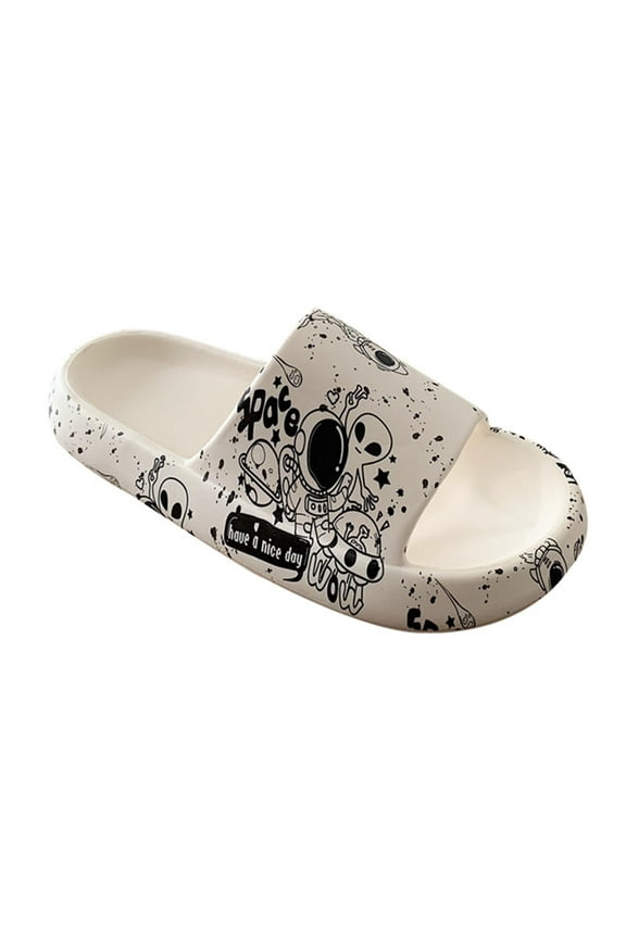 Unisex Bathing Slippers Shower Flippers, Sandals Non-Slip Super Soft Quick Drying Bathroom Slippers for Women Men Slippers Outdoor Indoor Cloud Flap Slipper Cushion Slides Ultralight Comfortable Home